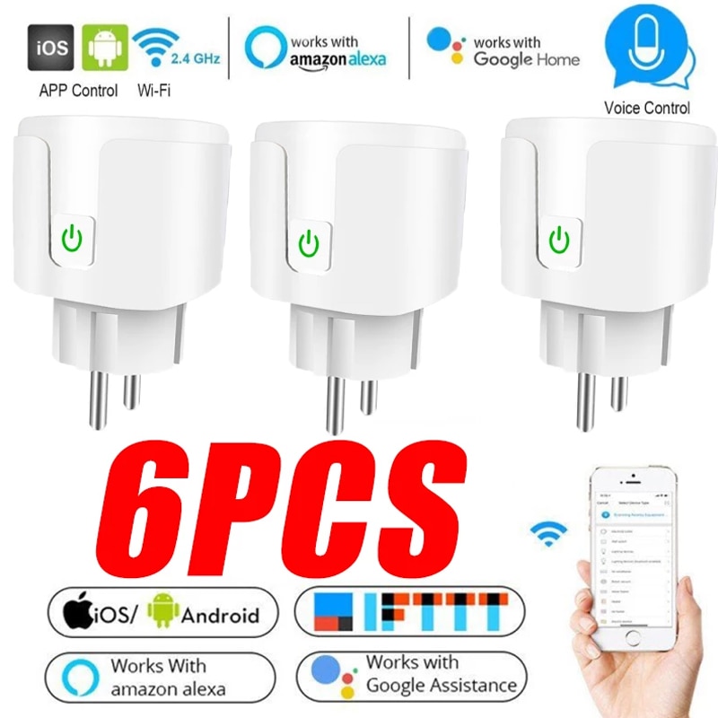   Ÿ̹ WiFi Ʈ ÷ ,    EU 16A Tuya SmartLife APP  Alexa Google Home yandex ȣȯ,